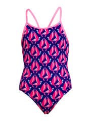 Funkita DB Ho Hum Kız Çocuk Antrenman Mayosu – Rahat Tasarım & C-Infinity Klor Dayanımlı