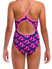 Funkita DB Ho Hum Kız Çocuk Antrenman Mayosu – Rahat Tasarım & C-Infinity Klor Dayanımlı