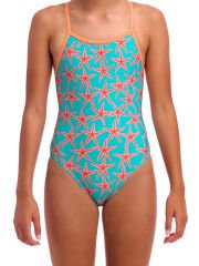 Funkita SS Star Party Kız Çocuk Antrenman Mayosu – İnce Askılı Yüzücü Mayosu | Renkli ve Konforlu Tasarım