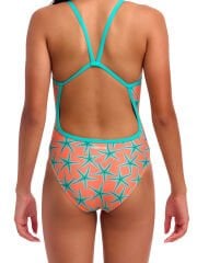 Funkita SS Stars Below Kız Çocuk Antrenman Mayosu – İnce Askılı Yüzücü Mayosu | Renkli ve Konforlu Tasarım