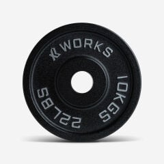 XWORKS Demir Döküm Plaka – Olympic Weight Plates (Çift) (XW3500000) 10KG