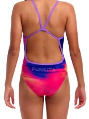 Funkita SS Go Riding Kız Çocuk Antrenman Mayosu – İnce Askılı Yüzücü Mayosu | Renkli ve Konforlu Tasarımı