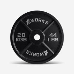 XWORKS Demir Döküm Plaka – Olympic Weight Plates (Çift) (XW3500000) 20KG