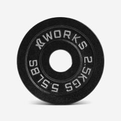 XWORKS Demir Döküm Plaka – Olympic Weight Plates (Çift) (XW3500000) 2.5KG