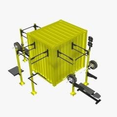 GYMHOLIX® FastBox STD | Taşınabilir Konteyner Fitness İstasyonu (GCXXF060)